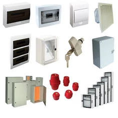 Elosztódobozok, müanyag szekrények, fémszekrények