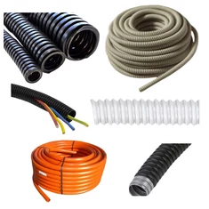 Hajlékony, Flexibilis műanyag védőcsövek