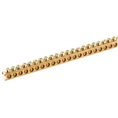 Szigeteletlen PE/N-sín és kiegészítők