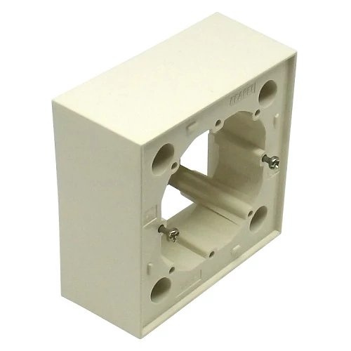 EFAPEL 10976_AMF Egyes, falon kívüli szerelődoboz, elefántcsont színű