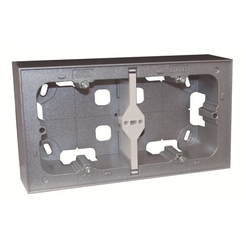 EFAPEL 10994_AAL Dupla kiemelő keret, alumínium színű