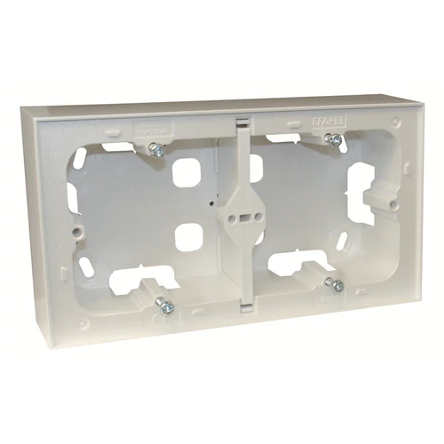 EFAPEL 10994_AGE Dupla kiemelő keret, jég színű