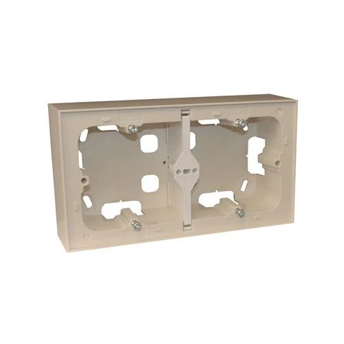 EFAPEL 10994_AMF Dupla kiemelő keret, elefántcsont színű