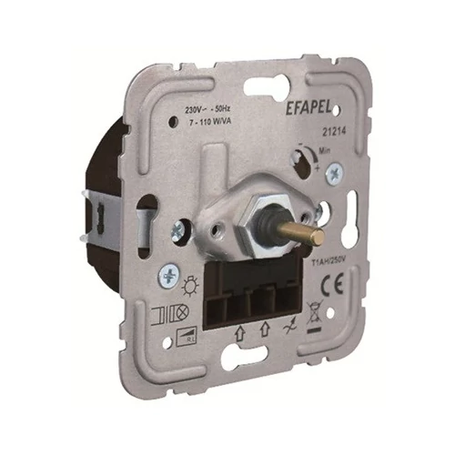 EFAPEL 21214 Fényerőszabályzó, szabályozható LED izzókhoz, kompakt fénycsövekhez, 110VA R,L