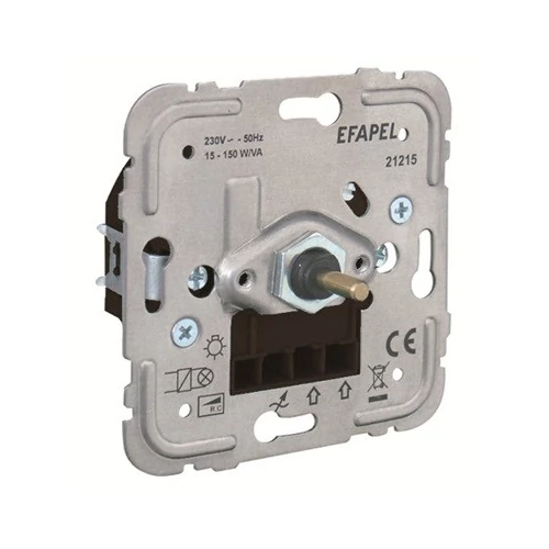 EFAPEL 21215 Fényerőszabályzó, szabályozható LED izzókhoz, elektronikus előtétes halogénekhez, 150W R, C