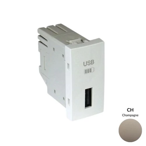 EFAPEL 45383_SCH USB-A töltő, pezsgő - 1 modul