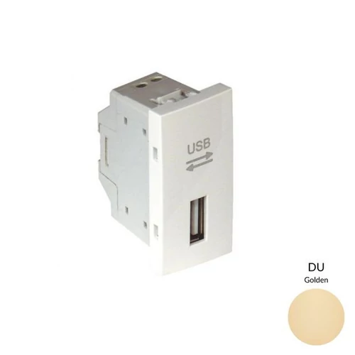 EFAPEL 45437_SDU USB-A adatkommunikációs aljzat, arany - 1 modul