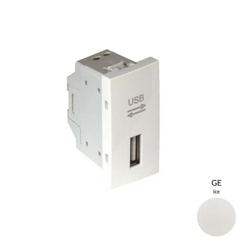EFAPEL 45437_SGE USB-A adatkommunikációs aljzat, jég - 1 modul