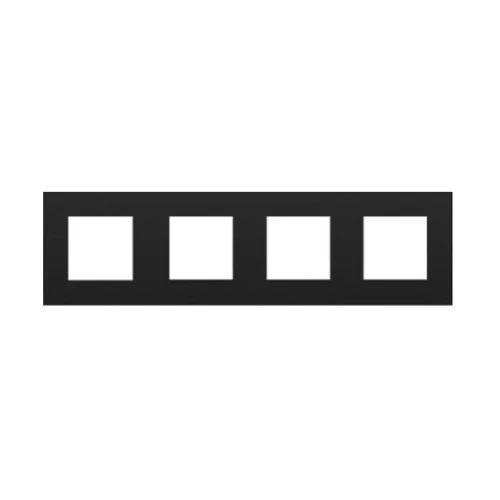 EFAPEL 45940_TPM QUADRA négyes keret, matt fekete színű