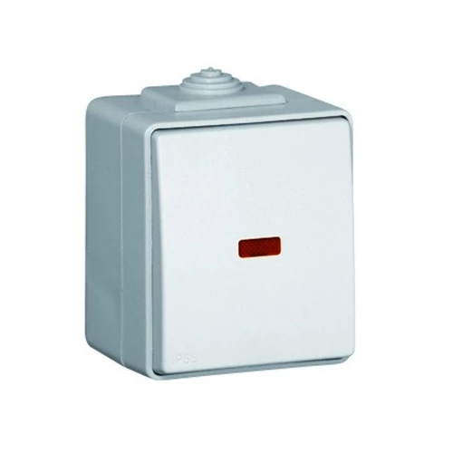 EFAPEL 48152_CCZ IP65 Csengőnyomógomb jelzőfénnyel (250V) - szürke