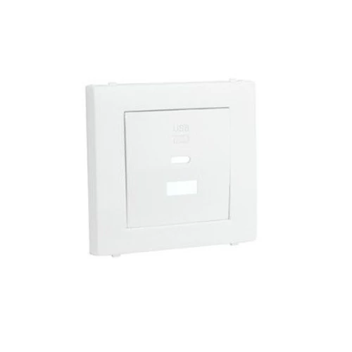 EFAPEL 50674_TBM dupla töltő aljzat fedél (USB-A + USB-C), matt fehér