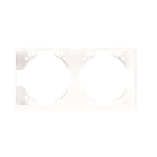 EFAPEL 50921_TBR Apolo 5000 vízszintes kettes keret, fehér színű