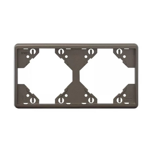 EFAPEL 50921_TGR Apolo 5000 vízszintes kettes keret, grafit színű