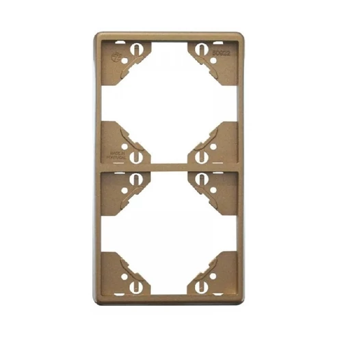 EFAPEL 50922_TCH Apolo 5000 függőleges kettes keret, pezsgő színű