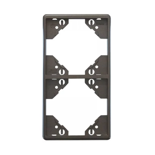 EFAPEL 50922_TGR Apolo 5000 függőleges kettes keret, grafit színű