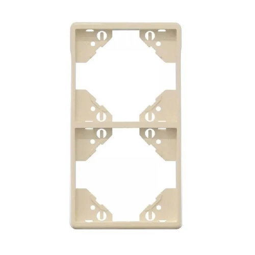 EFAPEL 50922_TMF Apolo 5000 függőleges kettes keret, elefántcsont színű