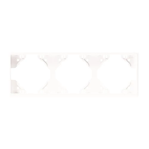 EFAPEL 50931_TBM Apolo 5000 vízszintes hármas keret, matt fehér színű