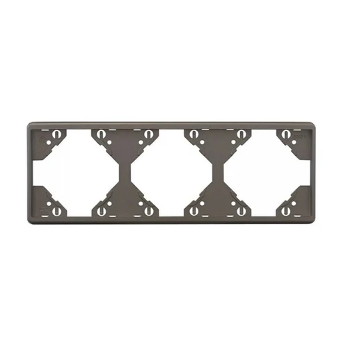 EFAPEL 50931_TGR Apolo 5000 vízszintes hármas keret, grafit színű