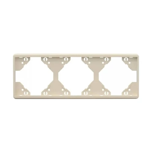 EFAPEL 50931_TMF Apolo 5000 vízszintes hármas keret, elefántcsont színű