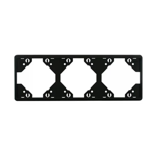 EFAPEL 50931_TPM Apolo 5000 vízszintes hármas keret, matt fekete színű