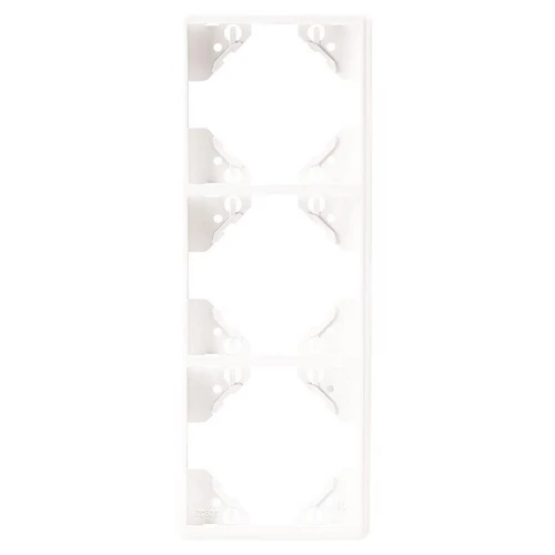 EFAPEL 50932_TBM Apolo 5000 függőleges hármas keret, matt fehér színű