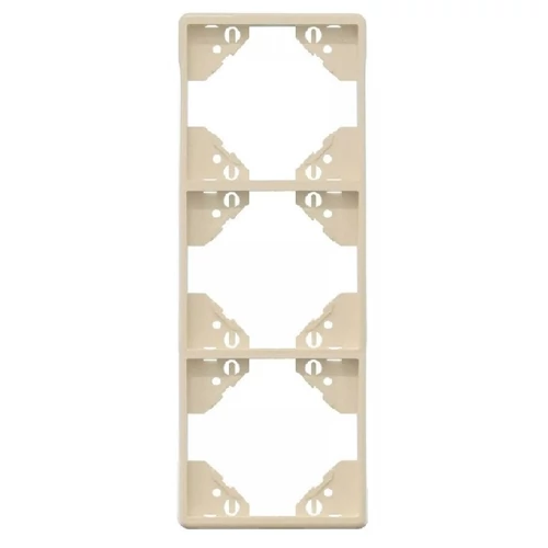 EFAPEL 50932_TMF Apolo 5000 függőleges hármas keret, elefántcsont színű