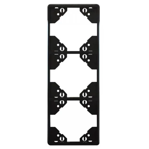 EFAPEL 50932_TPM Apolo 5000 függőleges hármas keret, matt fekete színű