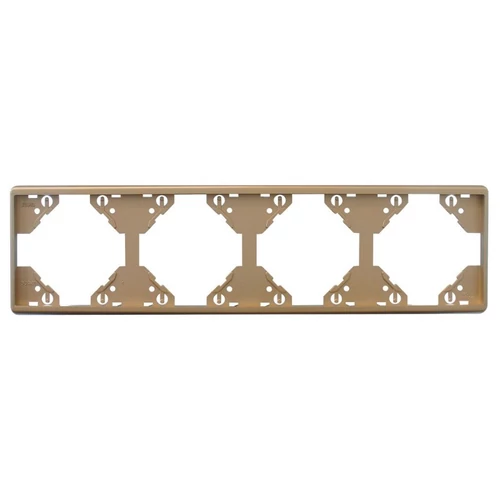 EFAPEL 50941_TCH Apolo 5000 vízszintes négyes keret, pezsgő színű