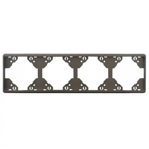 EFAPEL 50941_TGR Apolo 5000 vízszintes négyes keret, grafit színű