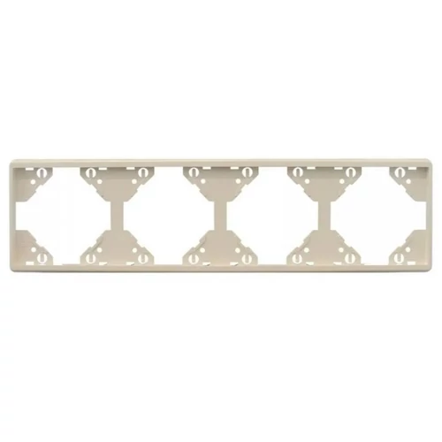 EFAPEL 50941_TMF Apolo 5000 vízszintes négyes keret, elefántcsont színű