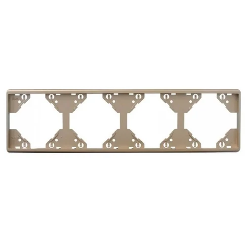 EFAPEL 50941_TPL Apolo 5000 vízszintes négyes keret, platina színű