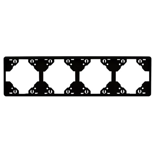 EFAPEL 50941_TPM Apolo 5000 vízszintes négyes keret, matt fekete színű