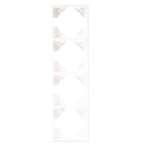 EFAPEL 50942_TBM Apolo 5000 függőleges négyes keret, matt fehér színű