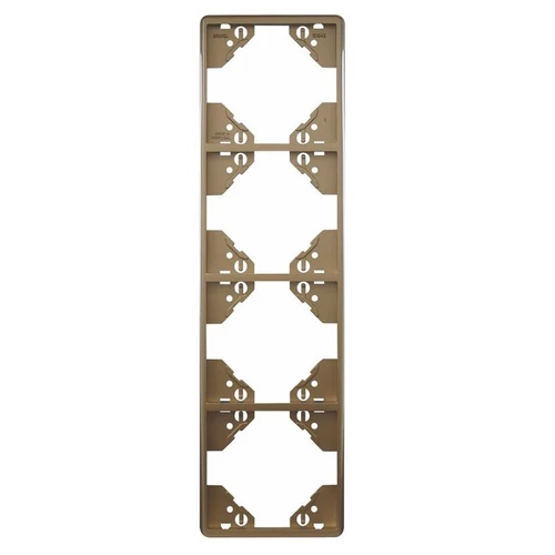 EFAPEL 50942_TCH Apolo 5000 függőleges négyes keret, pezsgő színű