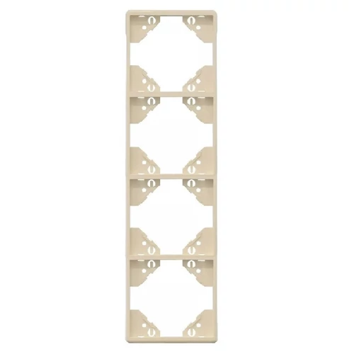 EFAPEL 50942_TMF Apolo 5000 függőleges négyes keret, elefántcsont színű