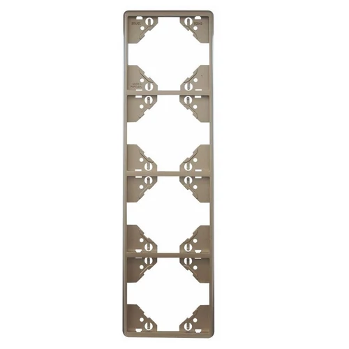 EFAPEL 50942_TPL Apolo 5000 függőleges négyes keret, platina színű