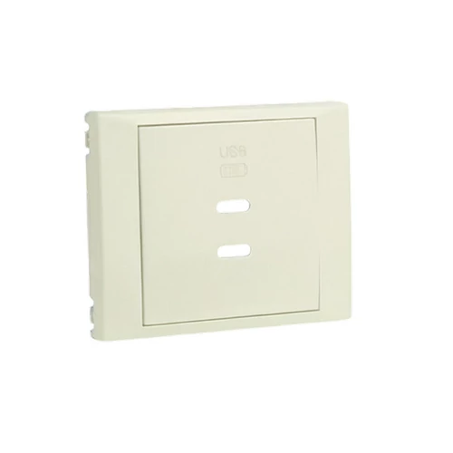 EFAPEL 70675_TMF dupla töltő aljzat fedél (2x USB-C), elefántcsont