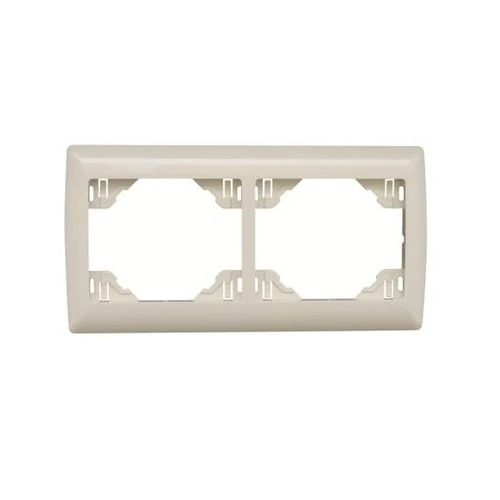 EFAPEL 70921_TMF sirius70 vízszintes kettes keret, elefántcsont színű