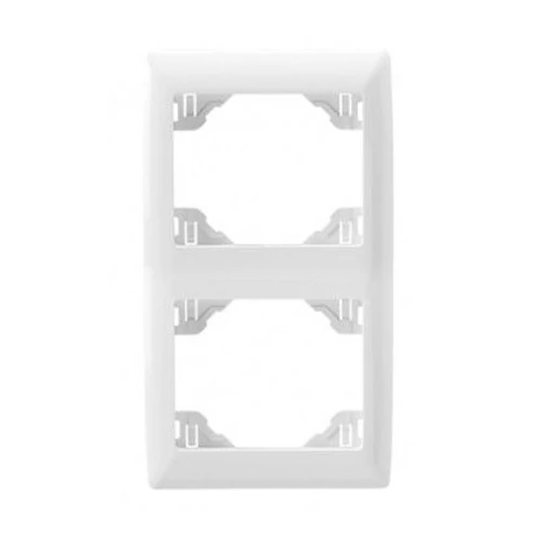 EFAPEL 70922_TBR sirius70 függőleges kettes keret, fehér színű