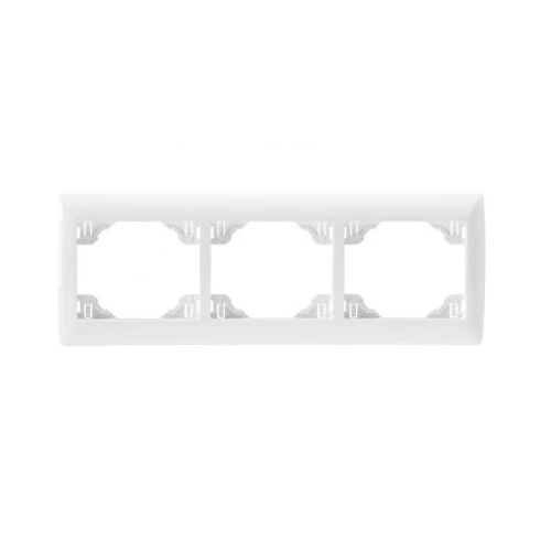 EFAPEL 70931_TBR sirius70 vízszintes hármas keret, fehér színű