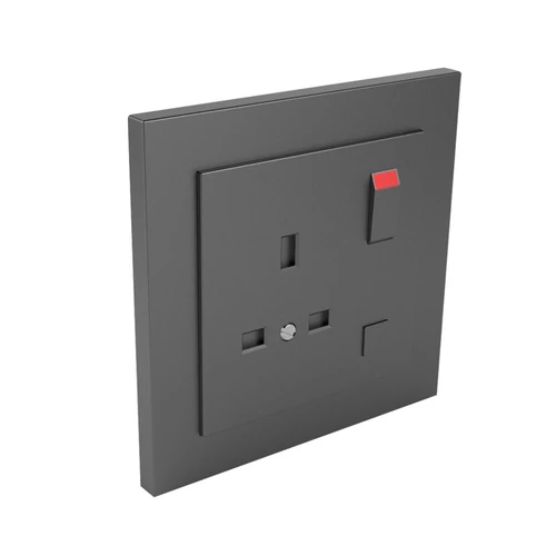 EFAPEL 90184_CIS Komplett csatlakozóaljzat (brit típusú) szürke