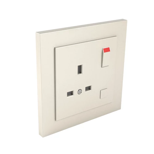 EFAPEL 90184_CMFKomplett csatlakozóaljzat (brit típusú) elefántcsont