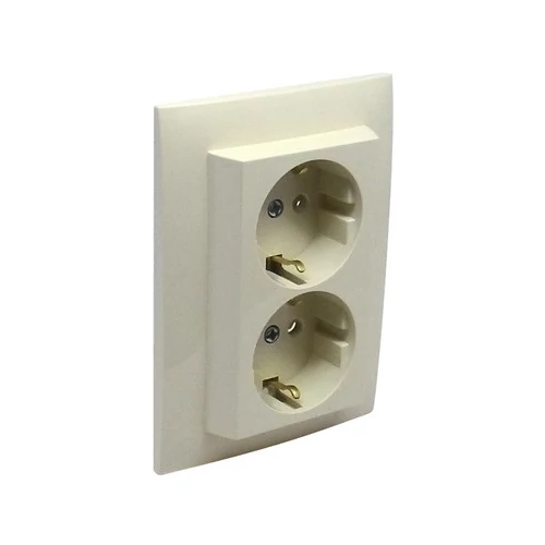 EFAPEL 90331_CMF dupla dugalj, elefántcsont