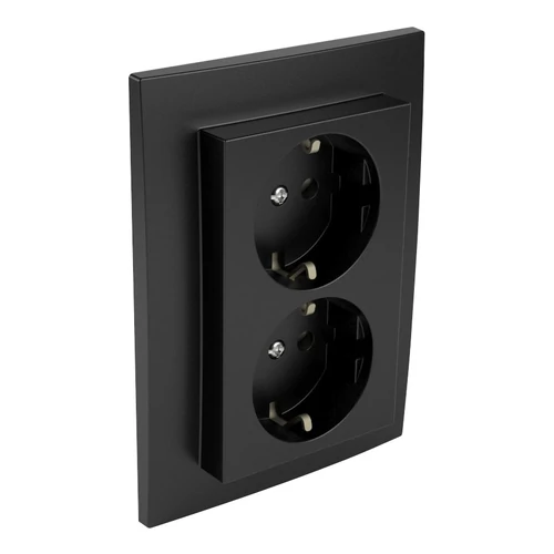 EFAPEL 90331_CPM dupla dugalj, fekete