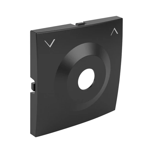 EFAPEL 90351_TPM Fedlap kulcsos kapcsolóhoz, fekete