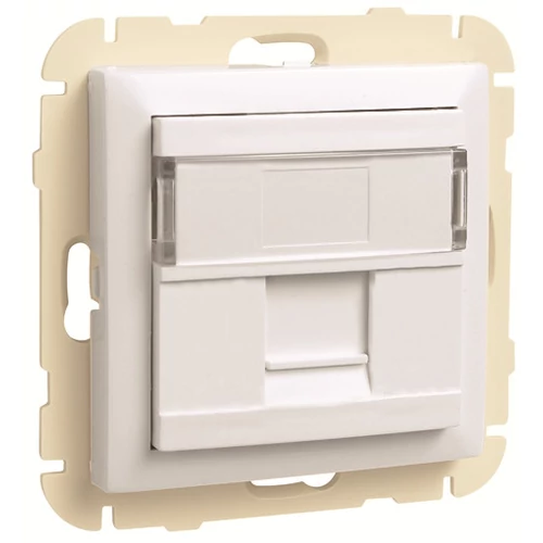 EFAPEL 90441_SBR Szimpla RJ45 keretszerelvény, fehér színű