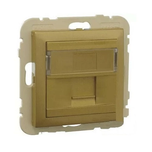 EFAPEL 90441_SDU Szimpla RJ45 keretszerelvény, arany színű