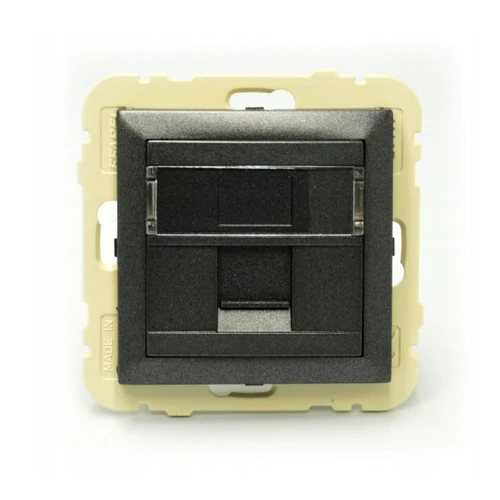 EFAPEL 90441_SIS Szimpla RJ45 keretszerelvény, szürke színű
