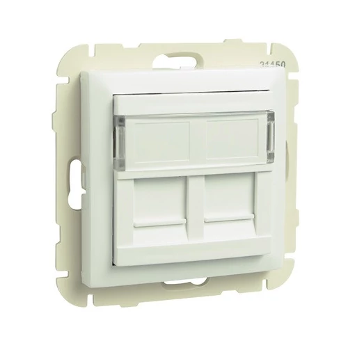 EFAPEL 90442_SBR dupla RJ45 keretszerelvény, fehér