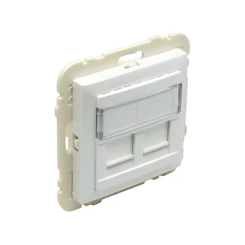 EFAPEL 90442_SGE dupla RJ45 keretszerelvény, jég